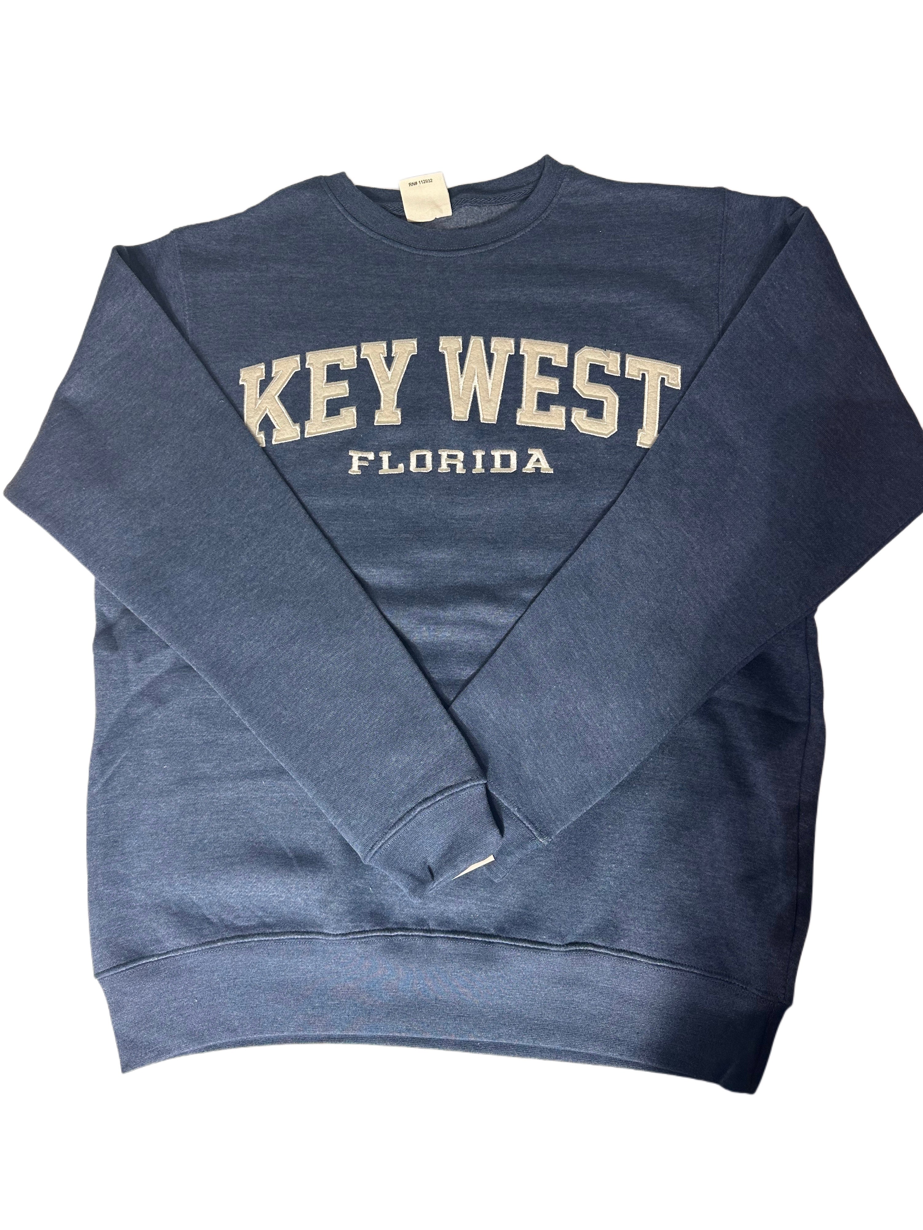 Pacific & Co. Key West Crew Neck Sweater Heather Navy