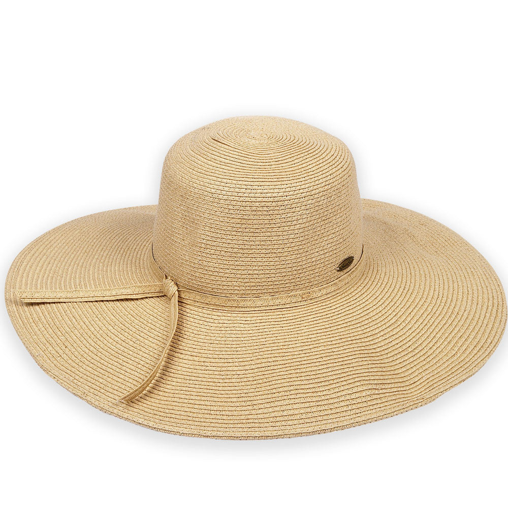 Sun N Sand Shoreline Hues Paper Braid Trim Hat