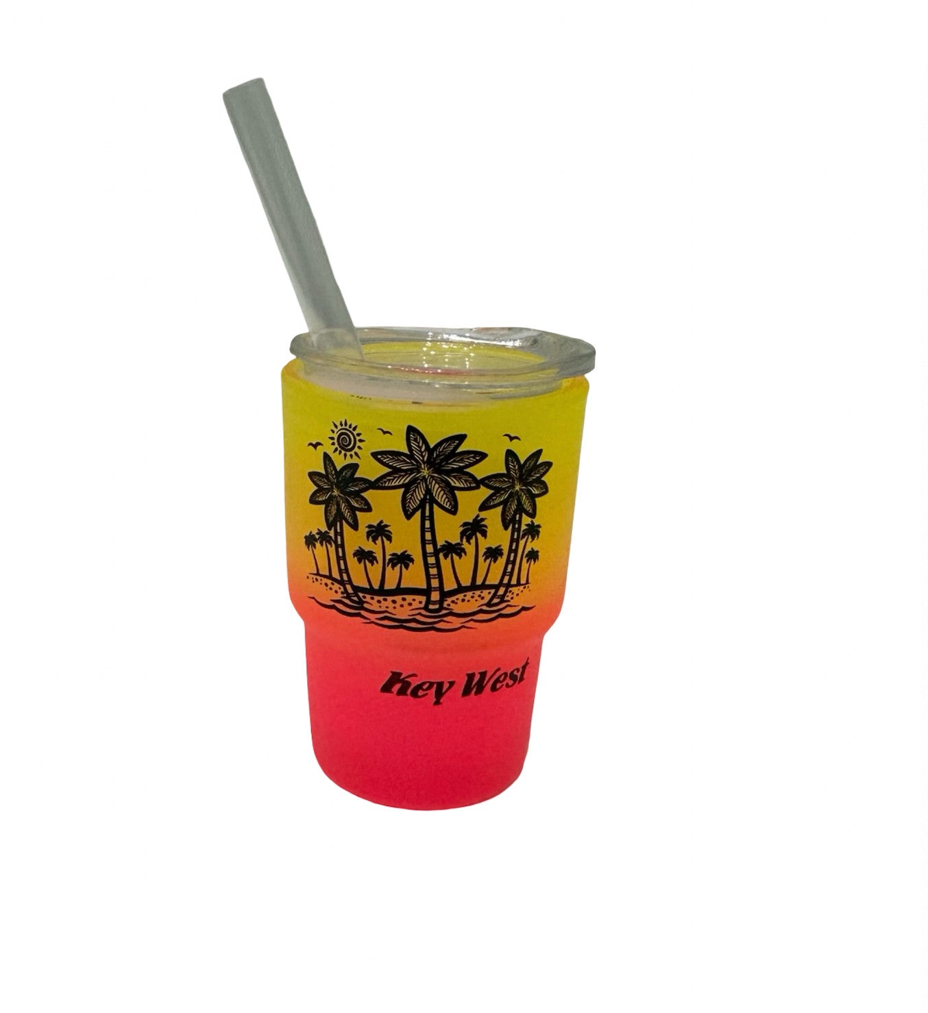 Palms & Beach  Matte Mini Tumbler Shot Glass