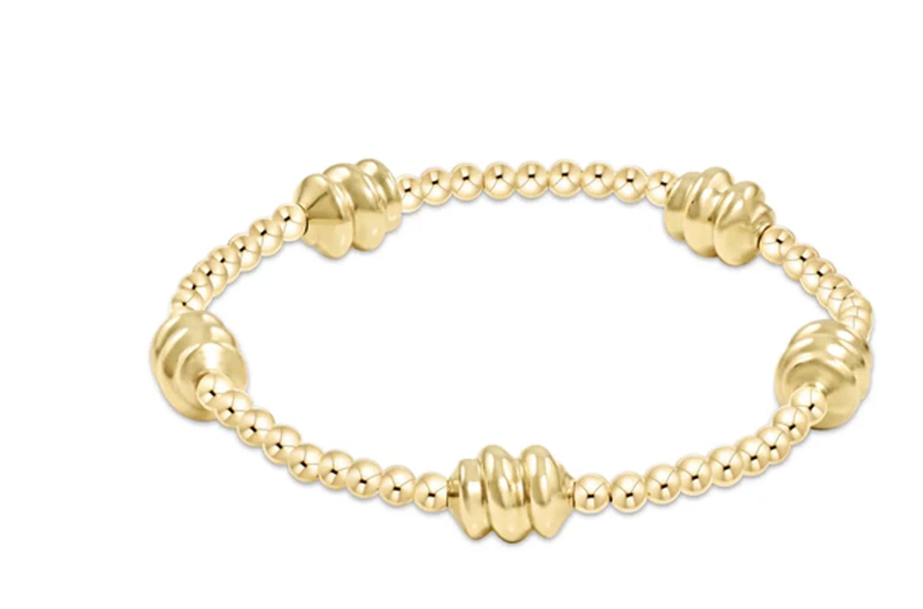 Enewton Extends Admire Gold 3mm Bead Bracelet