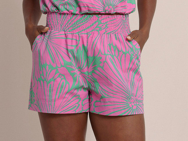 Southern Tide Daphne Petal Paradise Shorts Very Berry