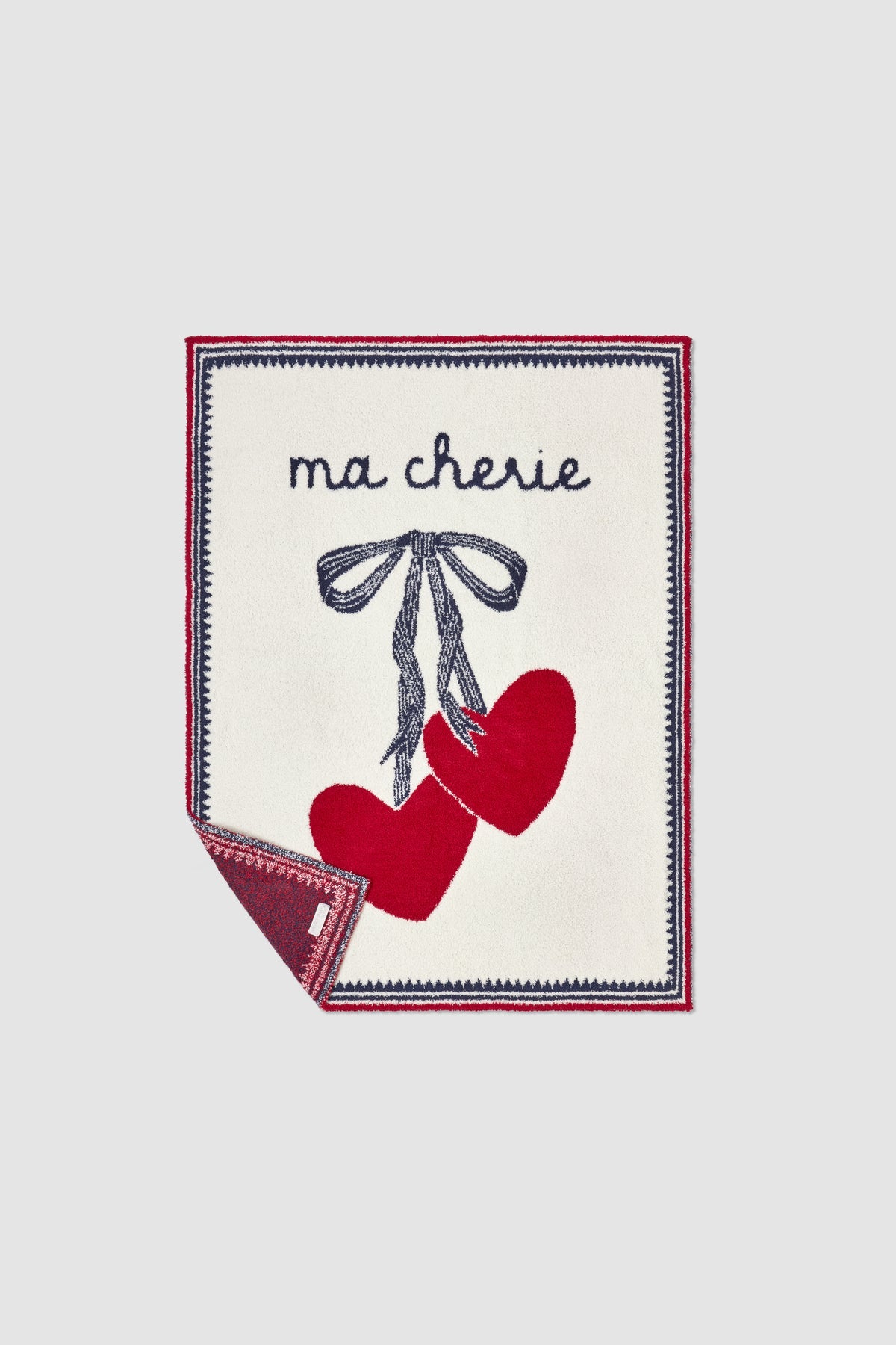 Barefoot Dreams CC Cherie Stroller Blanket O/S Cream Multi