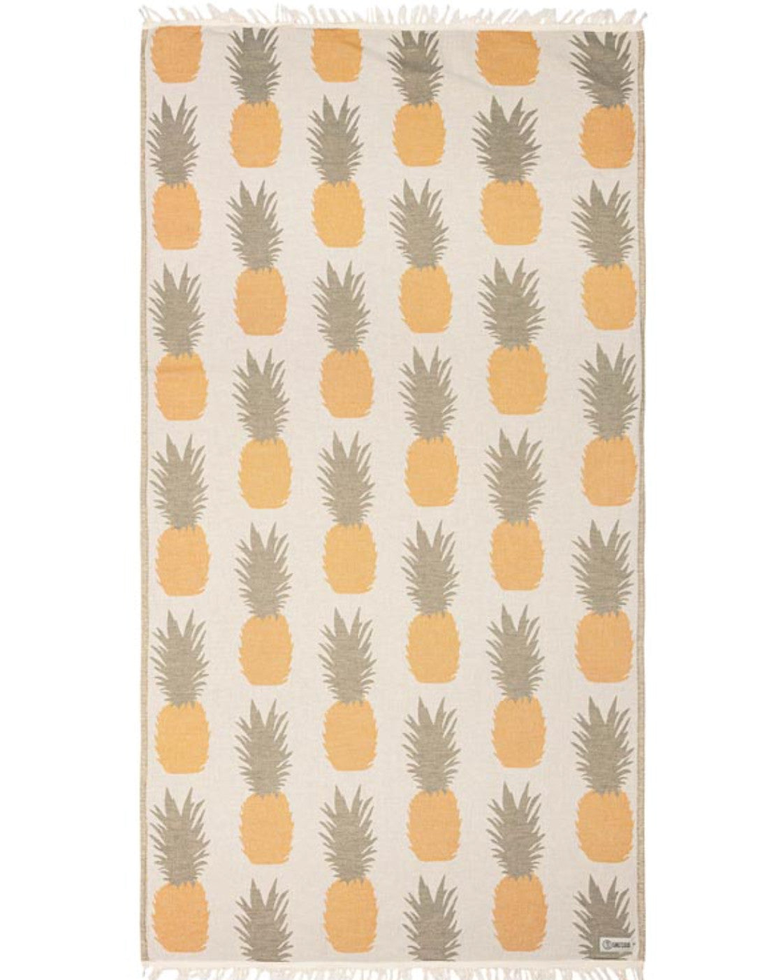 Sand Cloud Pineapple Beach Towel Natural