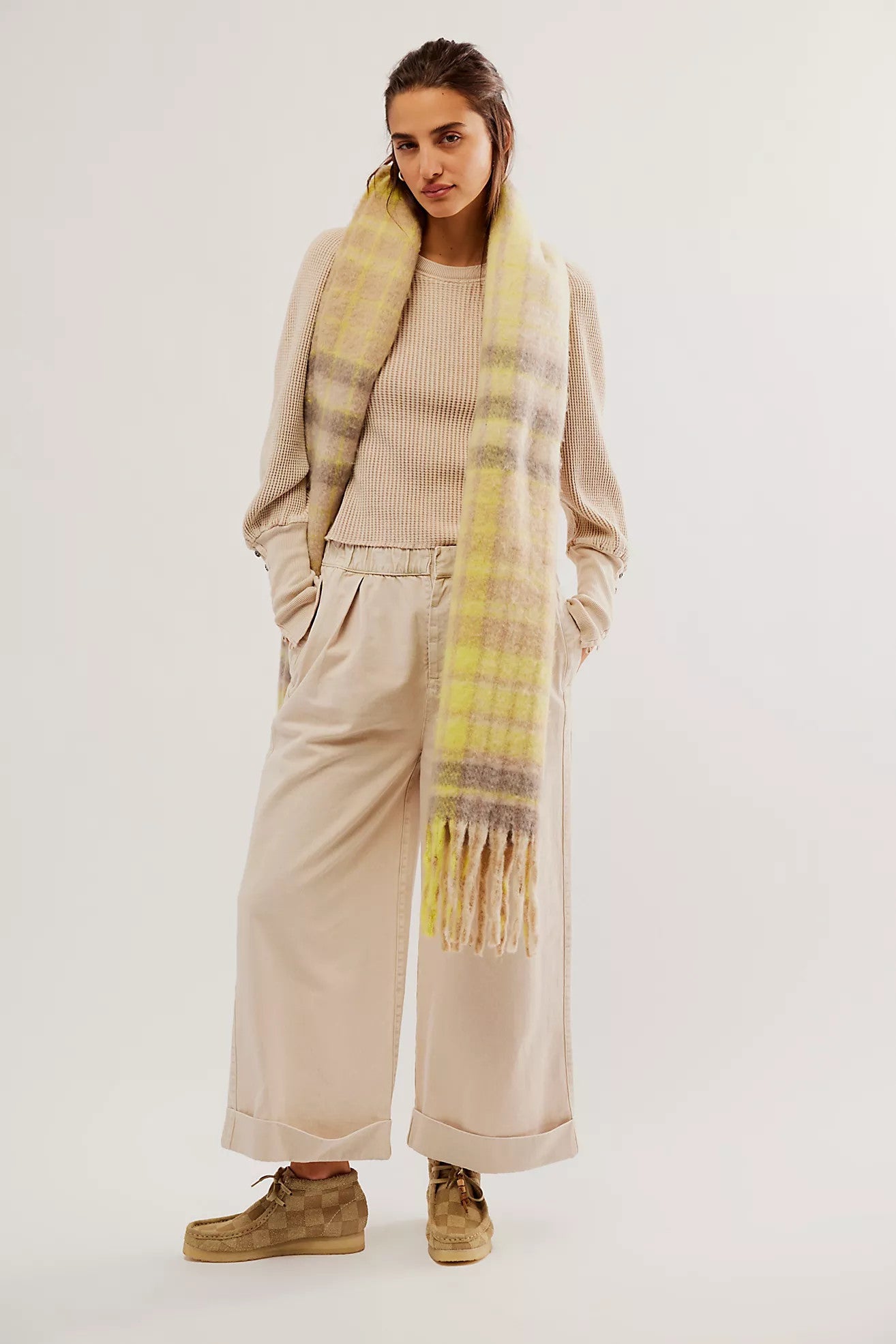 Free People After Love Cuff Pants Sandshell