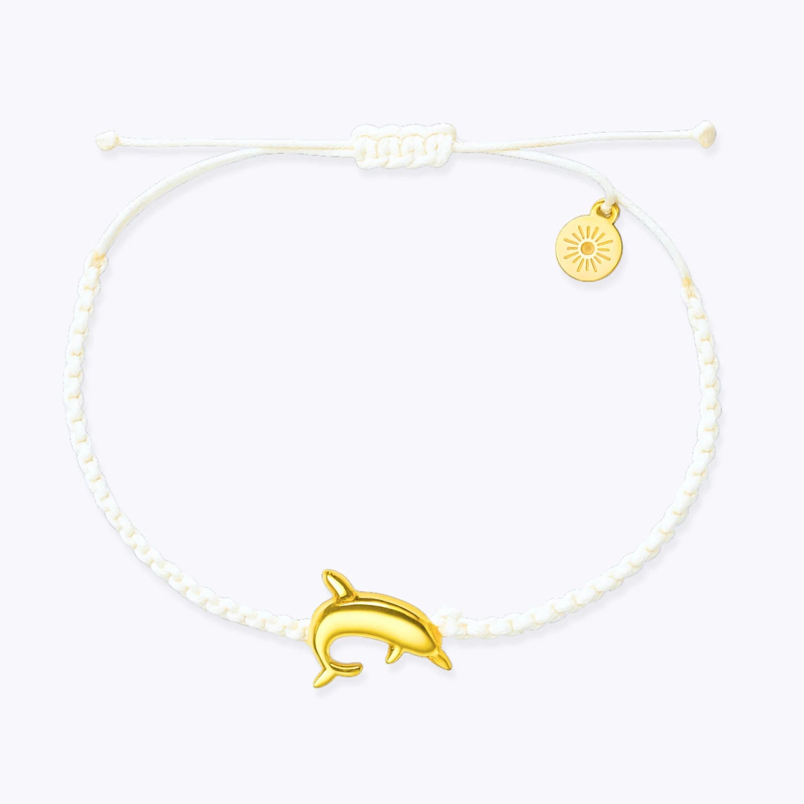 Mauka Gold & White Dolphin Bracelet