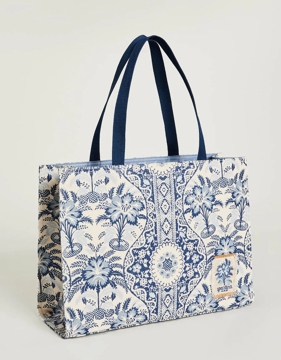 Spartina Peeple Song Park Palms Market Tote Bag