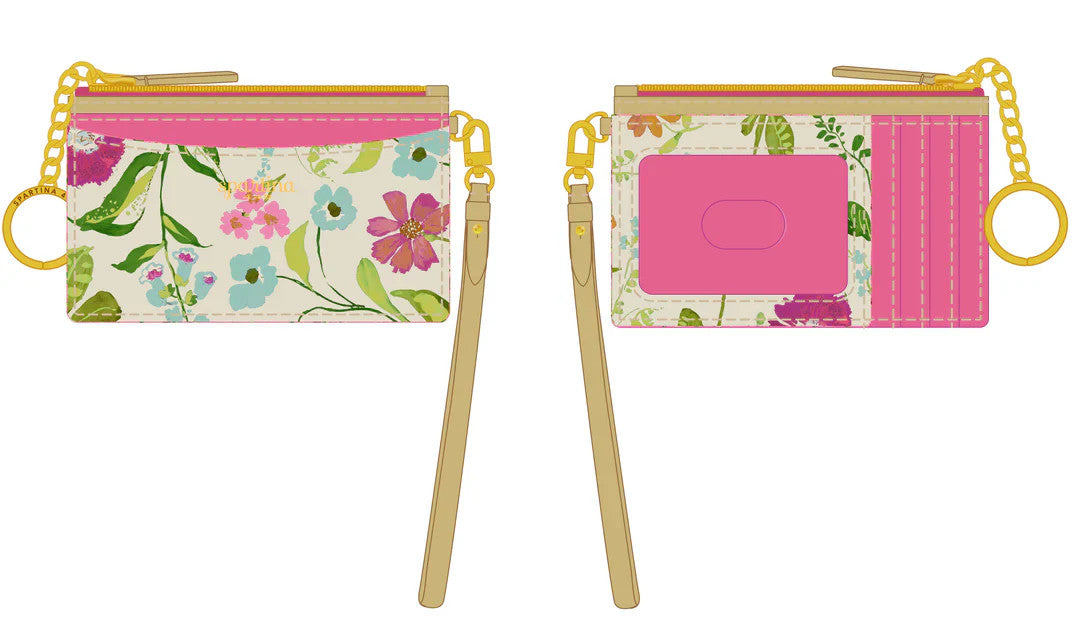 Spartina Slimcard Coin Purse Lightner Garden