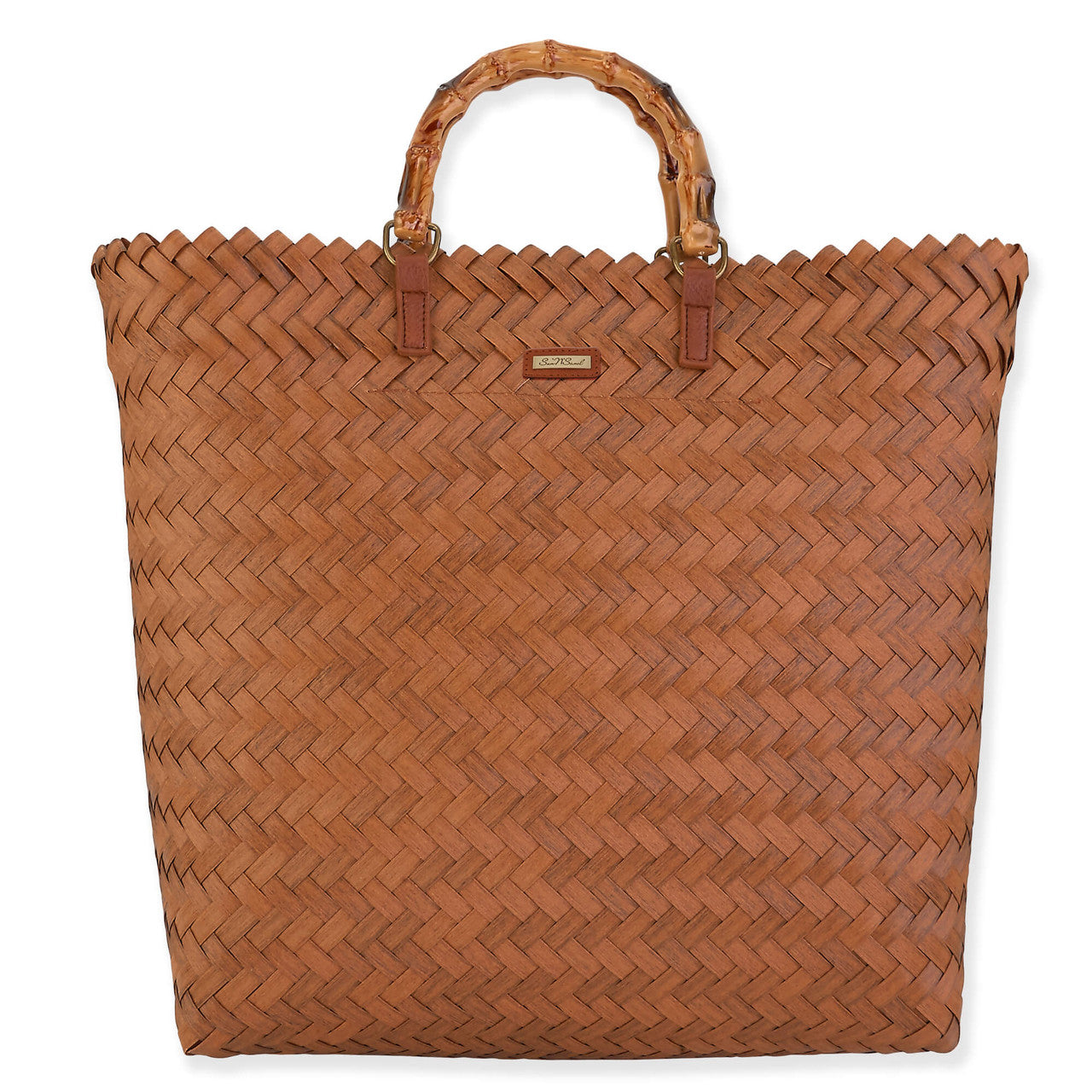 Sun 'N' Sand Regina Poly Straw Shoulder Tote
