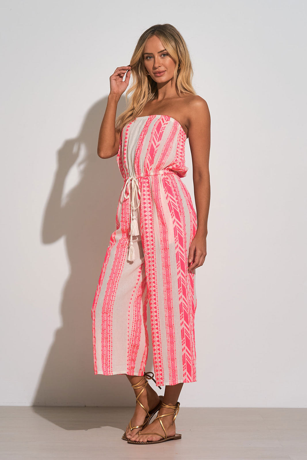 Elan Manu Strapless Romper