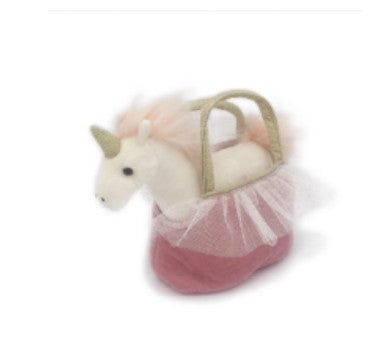 Mon Ami Pretty Unicorn Plush Toy In Purse Ophelia