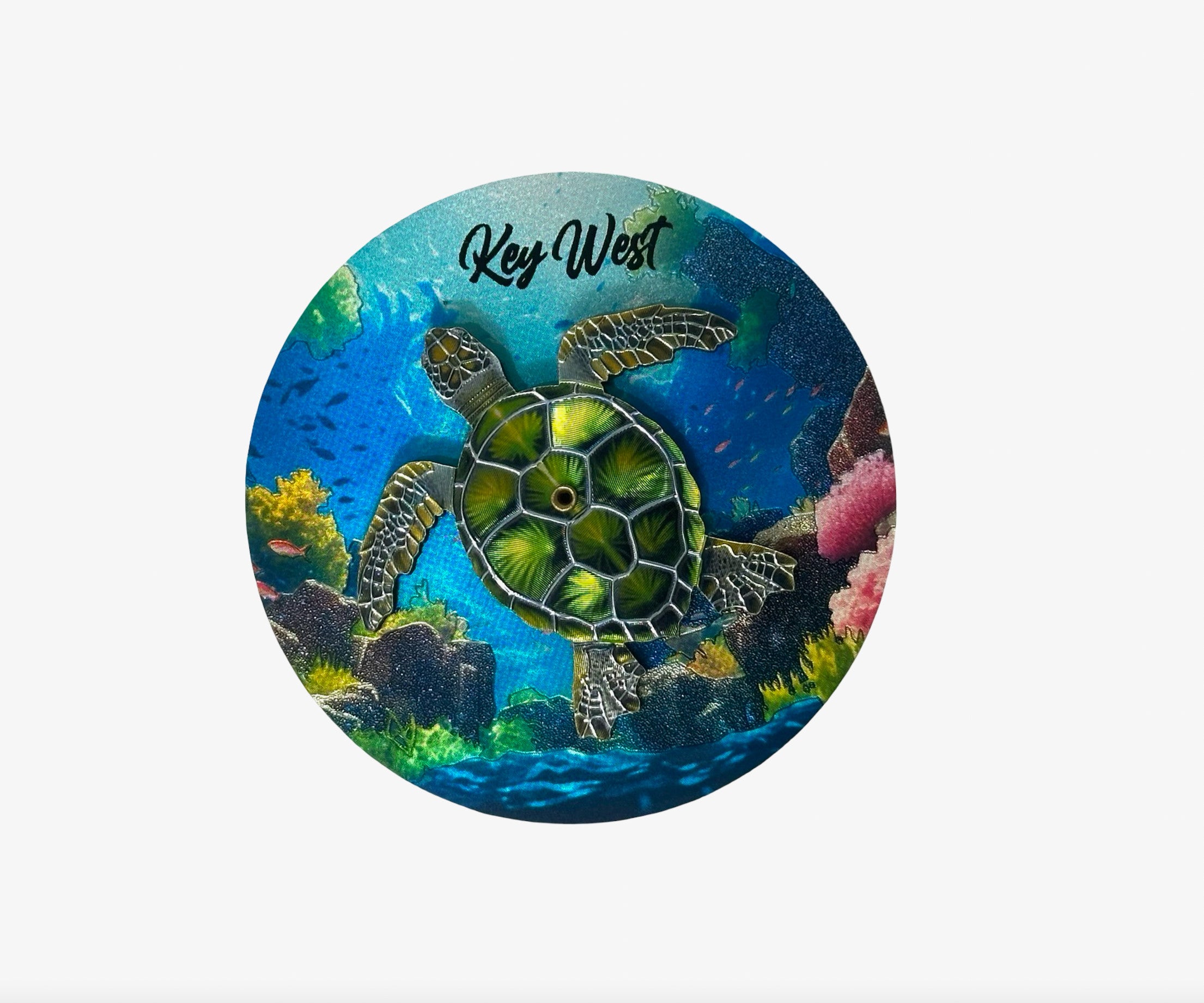 Turtle Ocean Key West Spinning Magnet