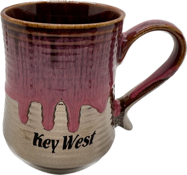 Tall Metallic Glazed Key West 18oz Drip Mug