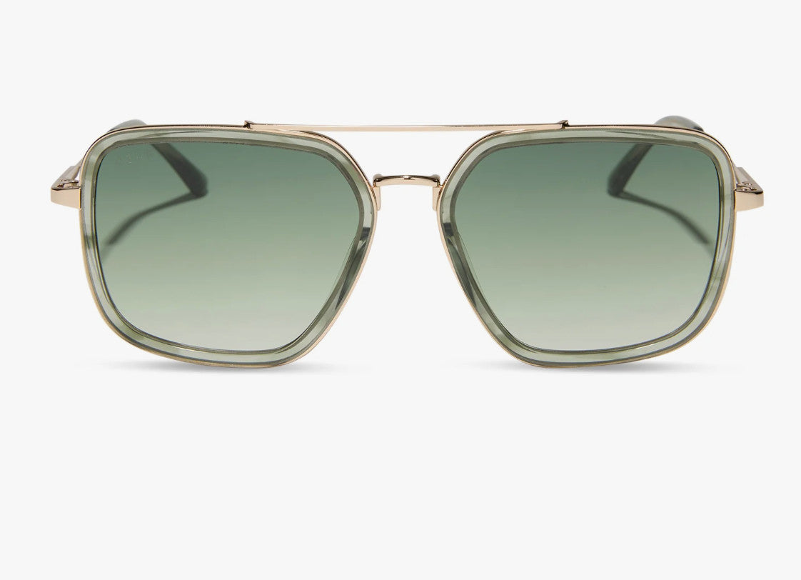 Diff Jordan Cool Matcha Frame w/ Cool Matcha Gradient Lens Sunglasses