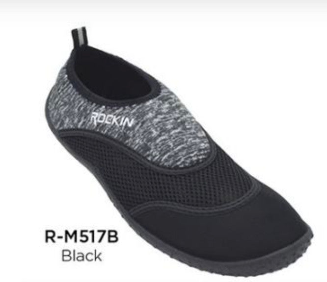 Rockin Footwear Mens Aqua Carbon Water Shoes