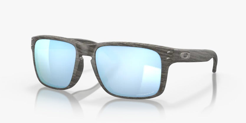 Oakley Woodgrain w/ Prizm Deep Water Lens Holbrook Sunglasses Polarized