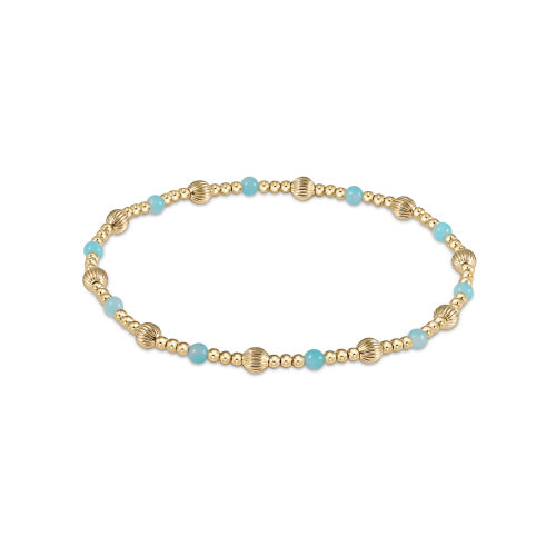 ENewton Dignity Sincerity Pattern 4mm Bead Bracelet