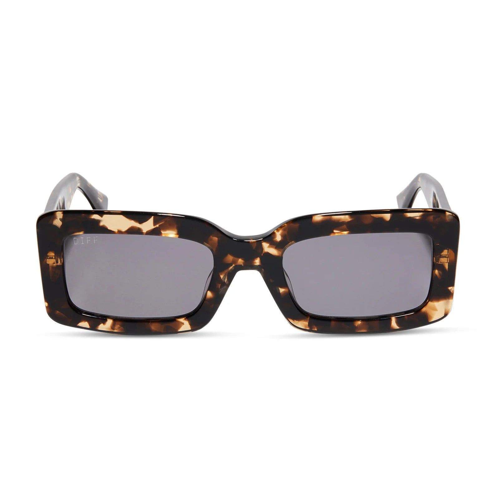 Diff Indy Espresso Tortoise Frame w/ Grey Lens Sunglasses