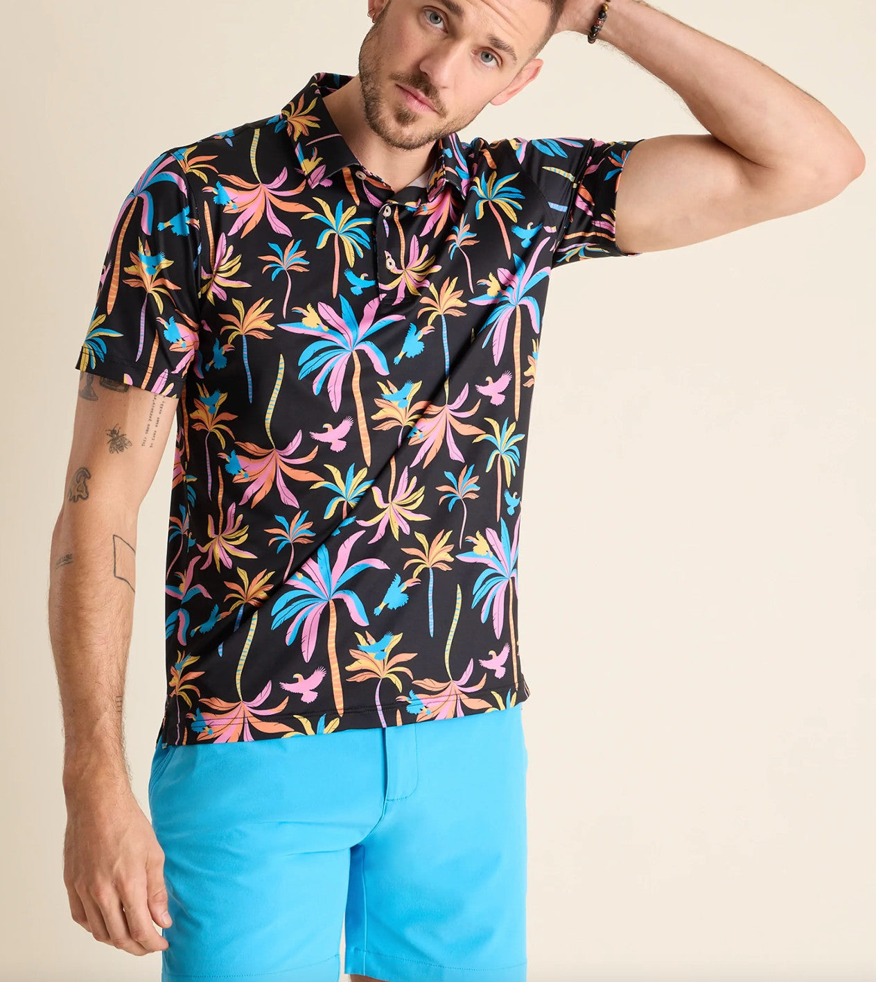 Chubbies The Black Light Night Performance Polo