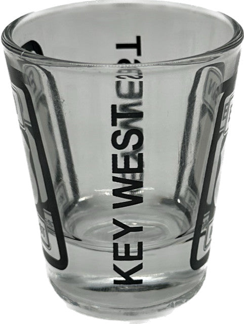 Jojo's Key West End 1 Shot Glass Clear