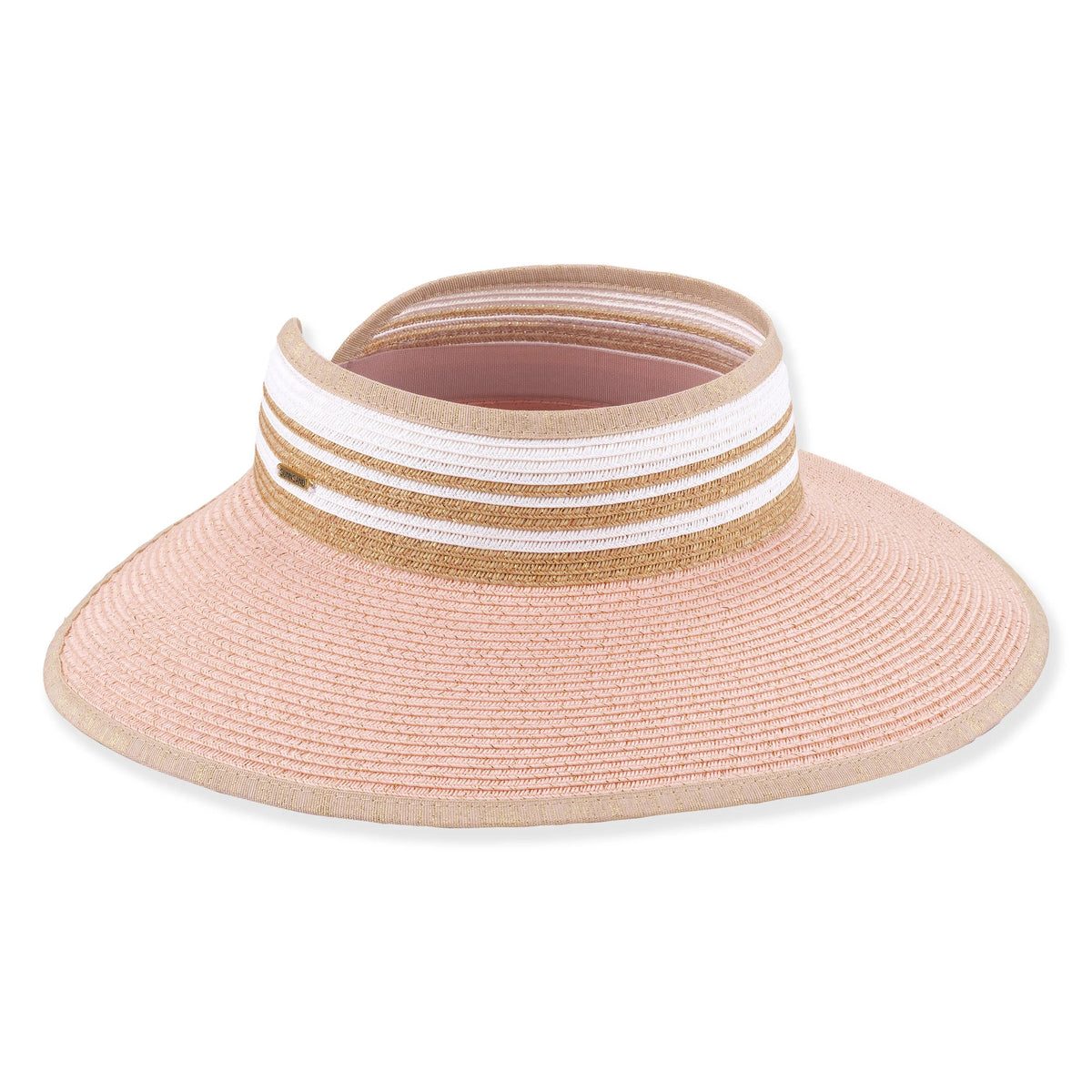 Sun 'N' Sand Chic Packable Rollup Visor Hat