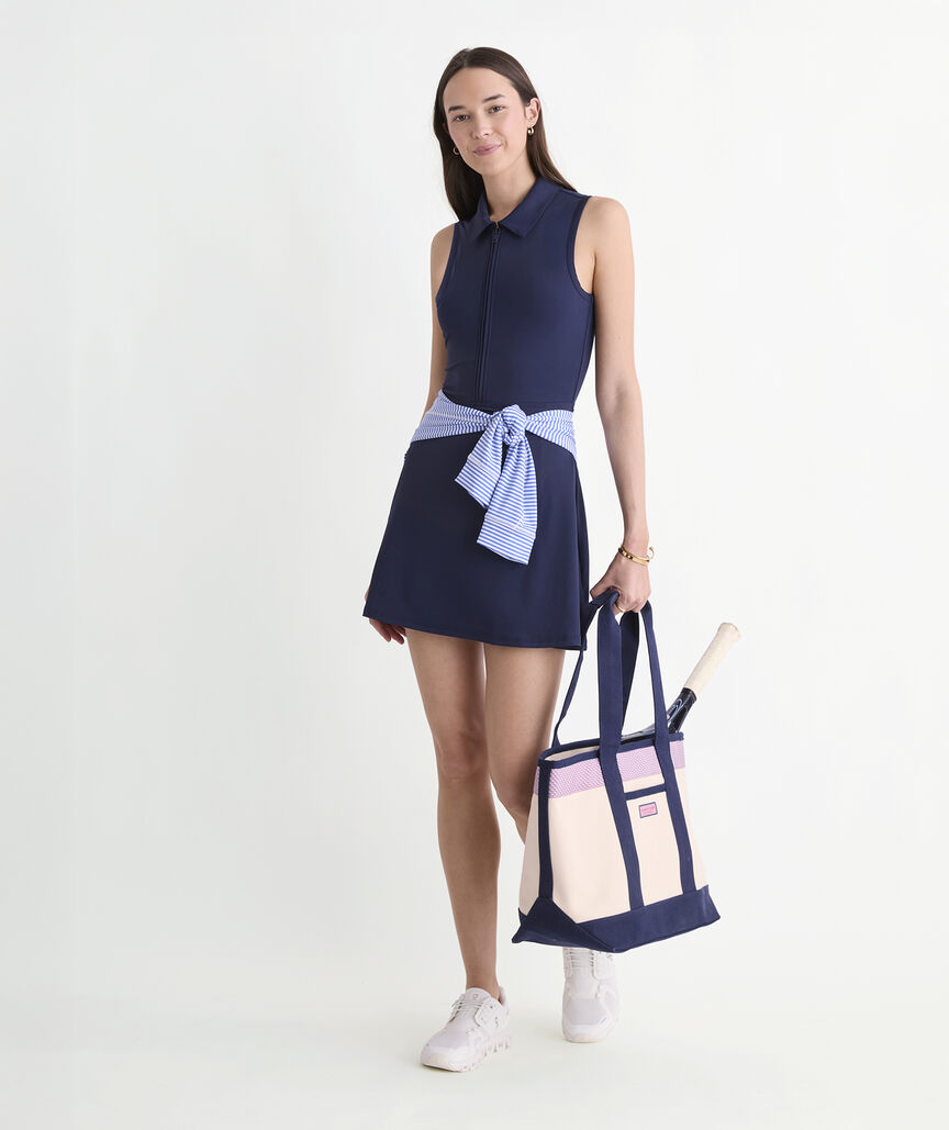 Vineyard Vines Performance Sankaty Polo Dress Nautical Navy