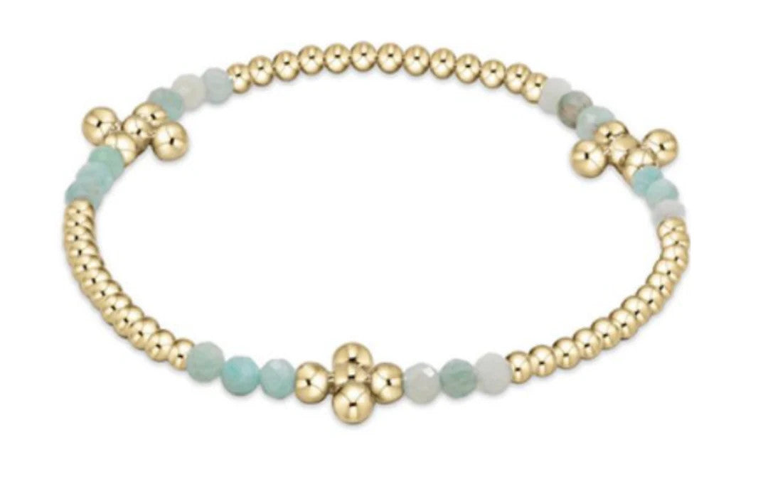 Enewton Signature Cross Gold Bliss Pattern 2.5mm Summer '23 Bead Bracelet