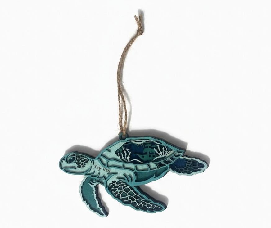 Sea Turtle Ocean Theme Key West Ornament