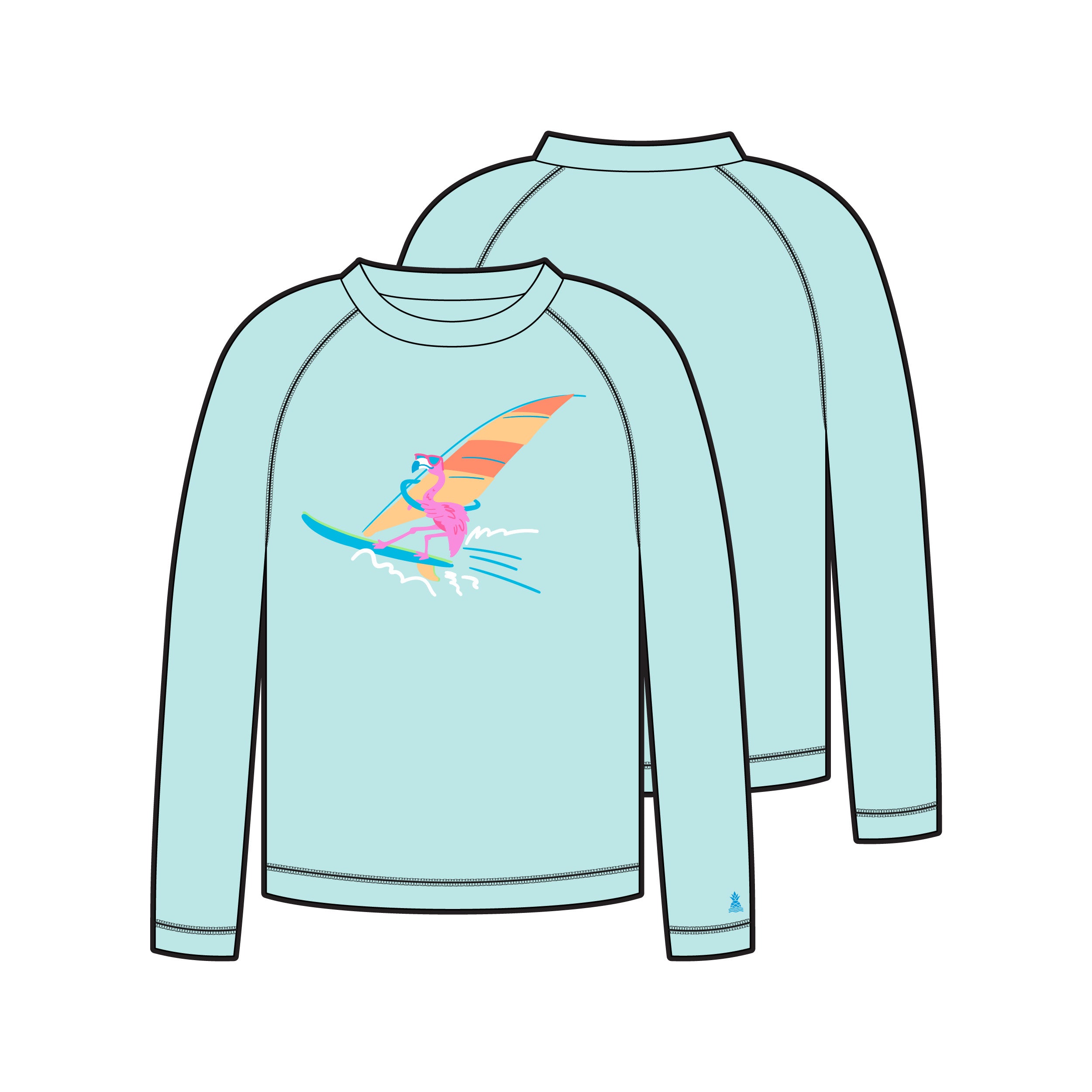 Chubbies Kids The Mini Shredder Rashguard