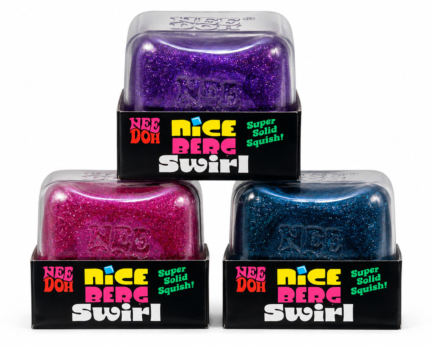 Needoh Glitter Nice Berg Squishy Toy