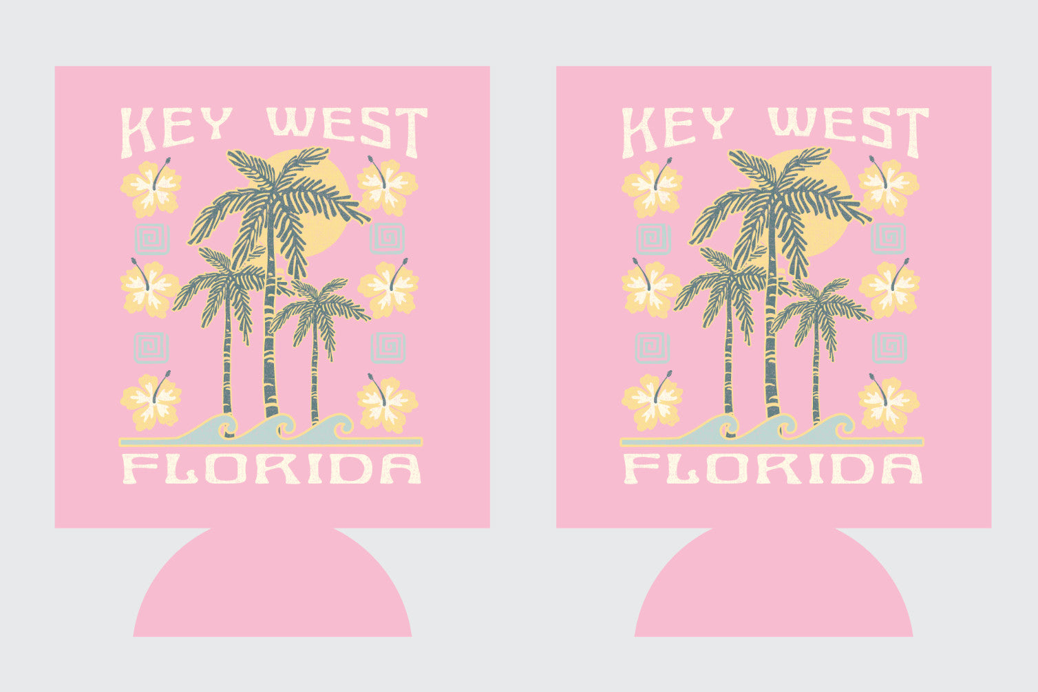 Shaddow and Fish Receiving Line Key West Cup Cooler Pink