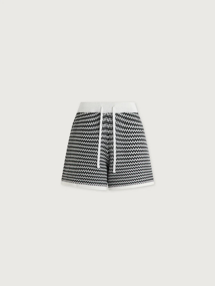 VARLEY Villiers Knit Short Snow White Black