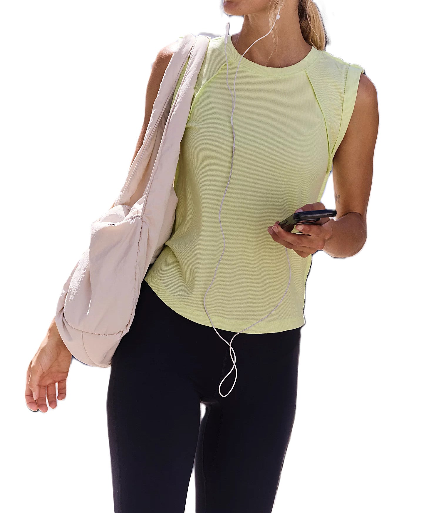 Free People Love My Twist Muscle Vapor Lime