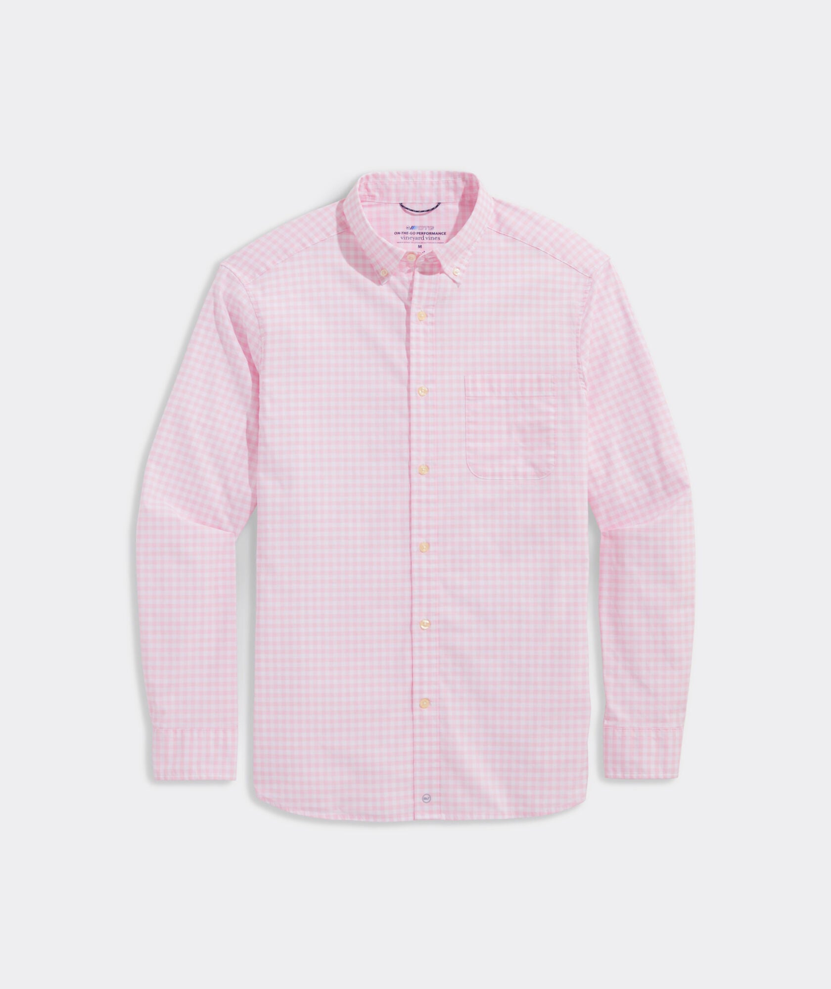 Vineyard Vines Classic Fit Gingham OTG brrr Button Down Shirt