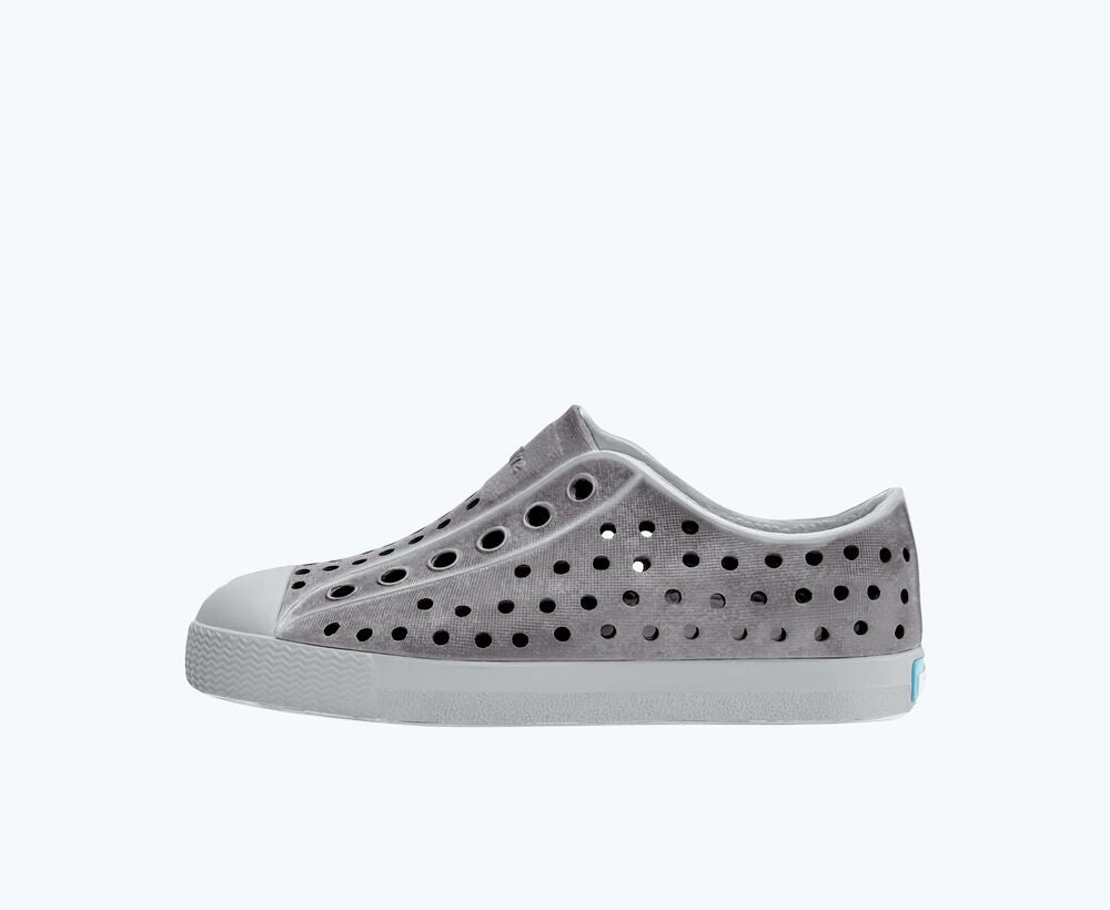 Native Jefferson Stonewash Shoes Satellite Grey Brushed/ Dawn Blue/ Dawn Blue