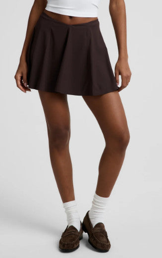 Beyond Yoga You're A Force Skirt Cocoa Plum