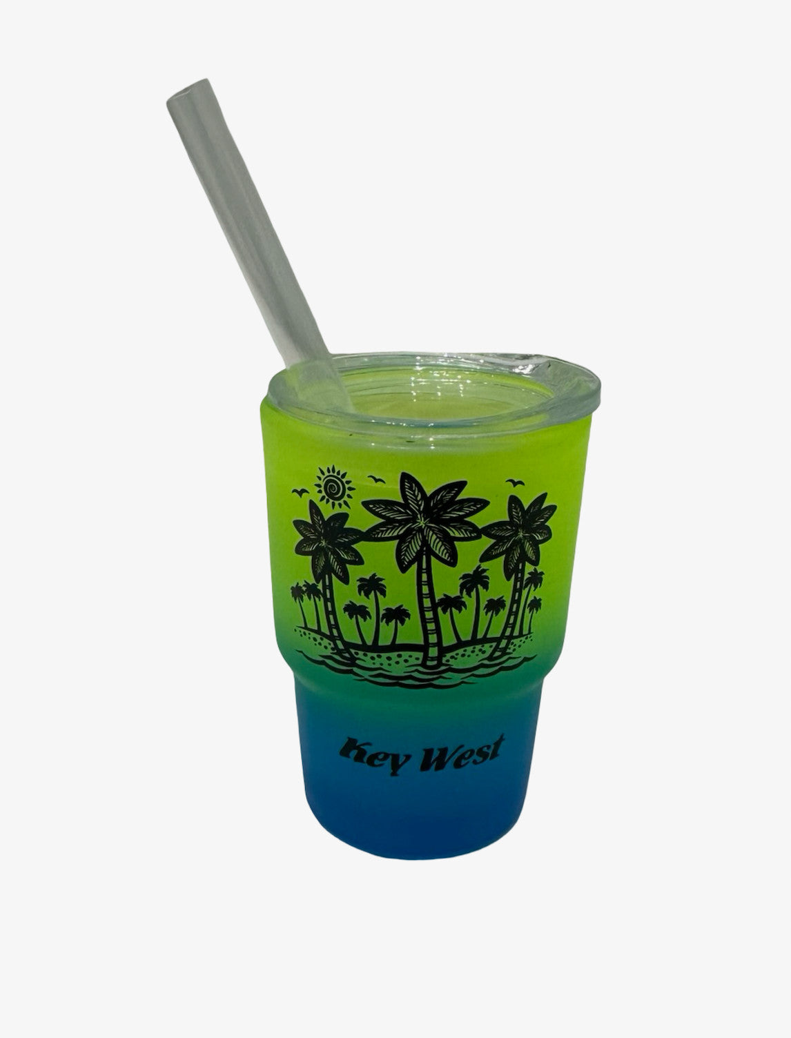 Palms & Beach  Matte Mini Tumbler Shot Glass