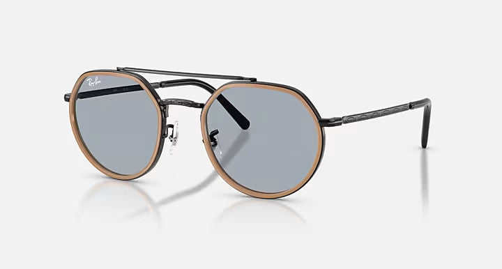 Ray-Ban Black w/ Blue Lens Sunglasses