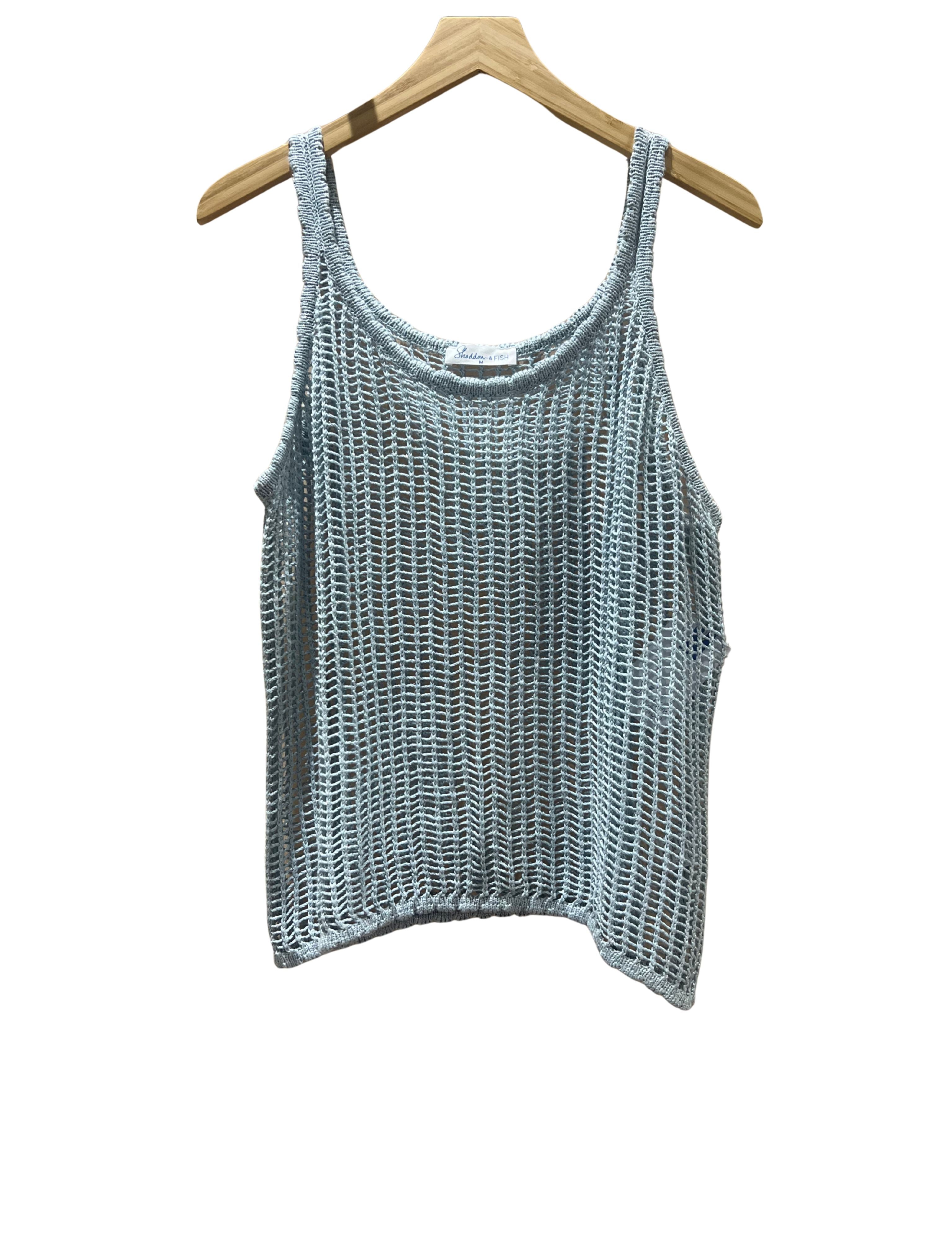 Shaddow and Fish Crochet Tank