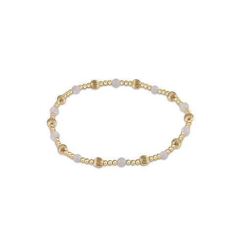 ENewton Dignity Sincerity Pattern 4mm Bead Bracelet