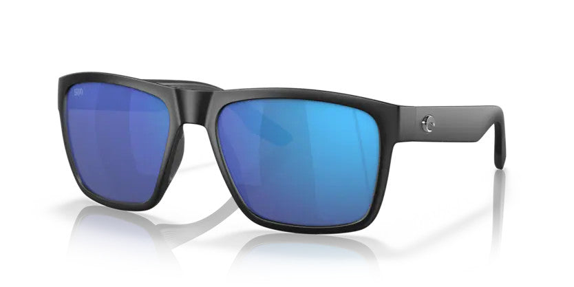 Costa Paunch XL Matte Black Frame w/ Blue Mirror Lens 580G Sunglasses