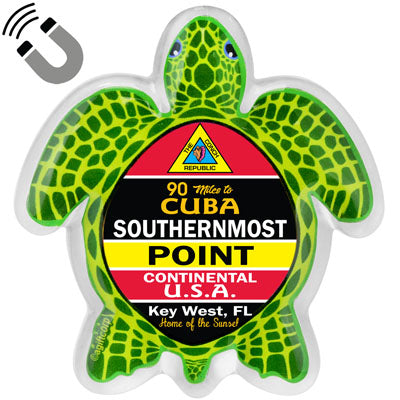 Southernmost Point Buoy Key West Turtle Magnet
