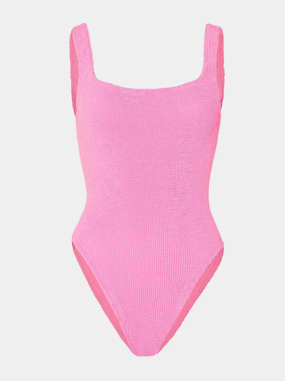 Hunza G Square Neck One Piece Swimsuit Bubblegum O/S