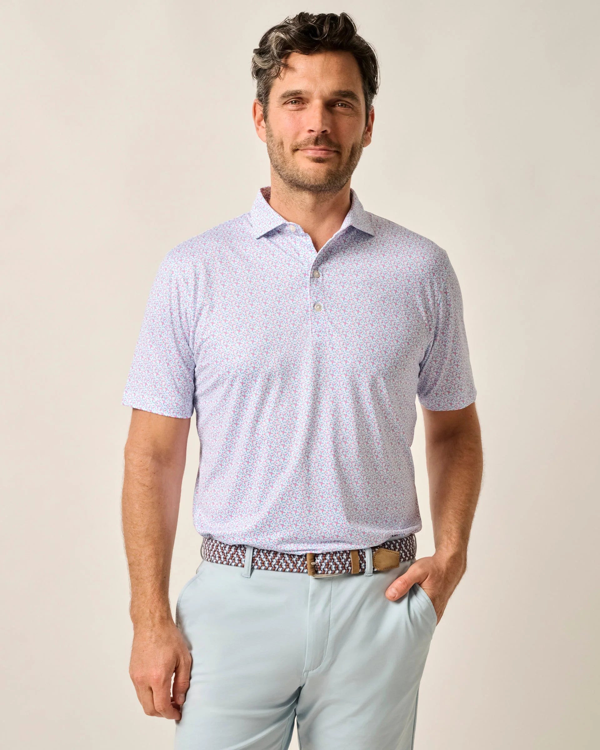 Johnnie-O Springwood Jersey Performance Polo