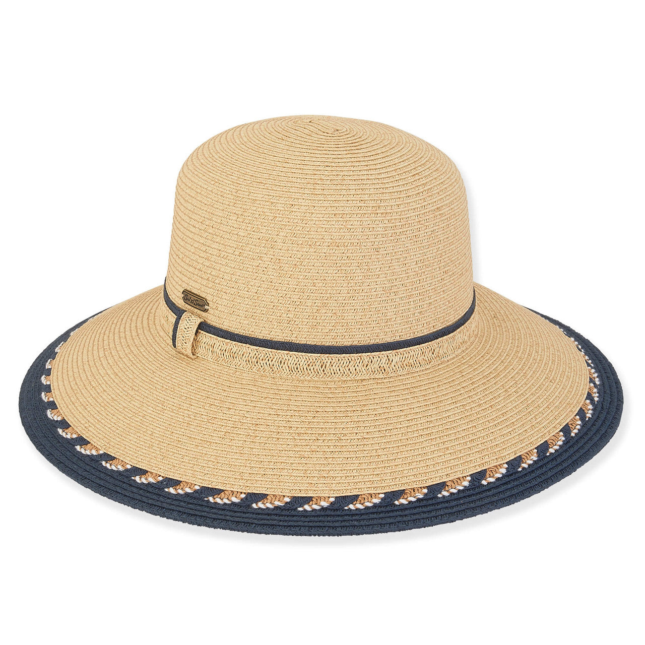 Sun 'N' Sand Earwine Paper Braid Floppy Hat