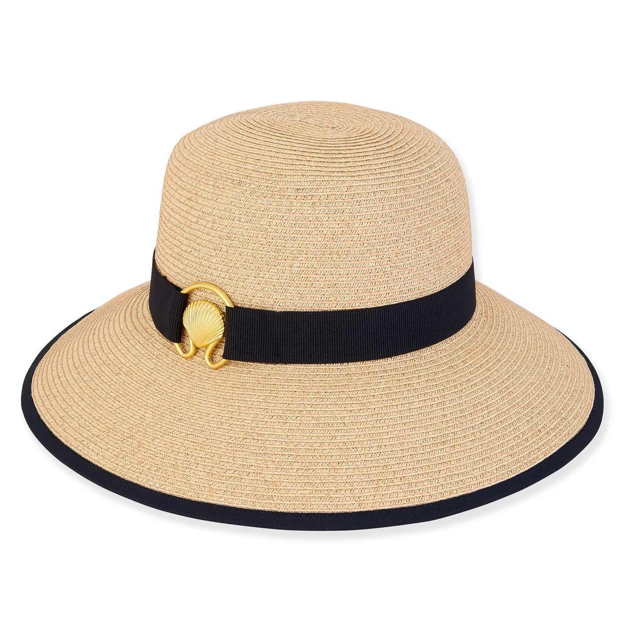 Sun 'N' Sand Columba Paper Braid Floppy Hat