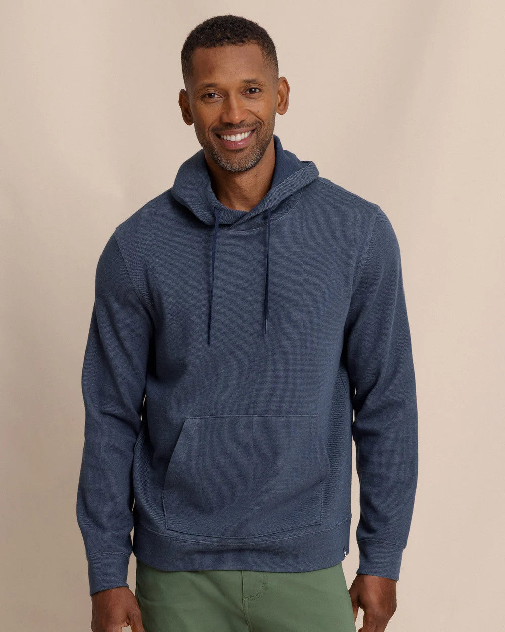 Southern Tide Pearl Cove Fleece Hoodie Dress Blue