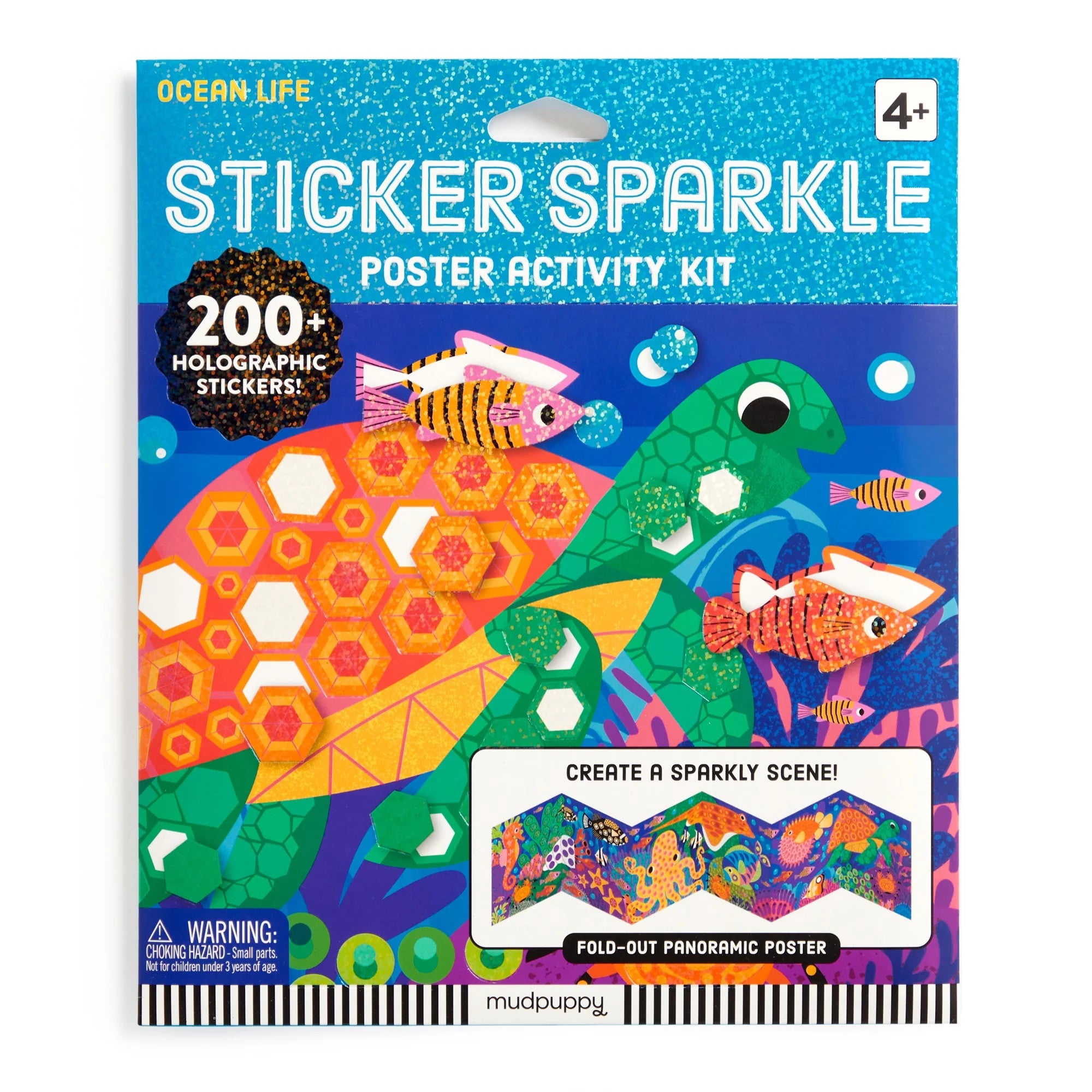 Simblist Group Poster Activity Kit Sticker Sparkle Ocean Life