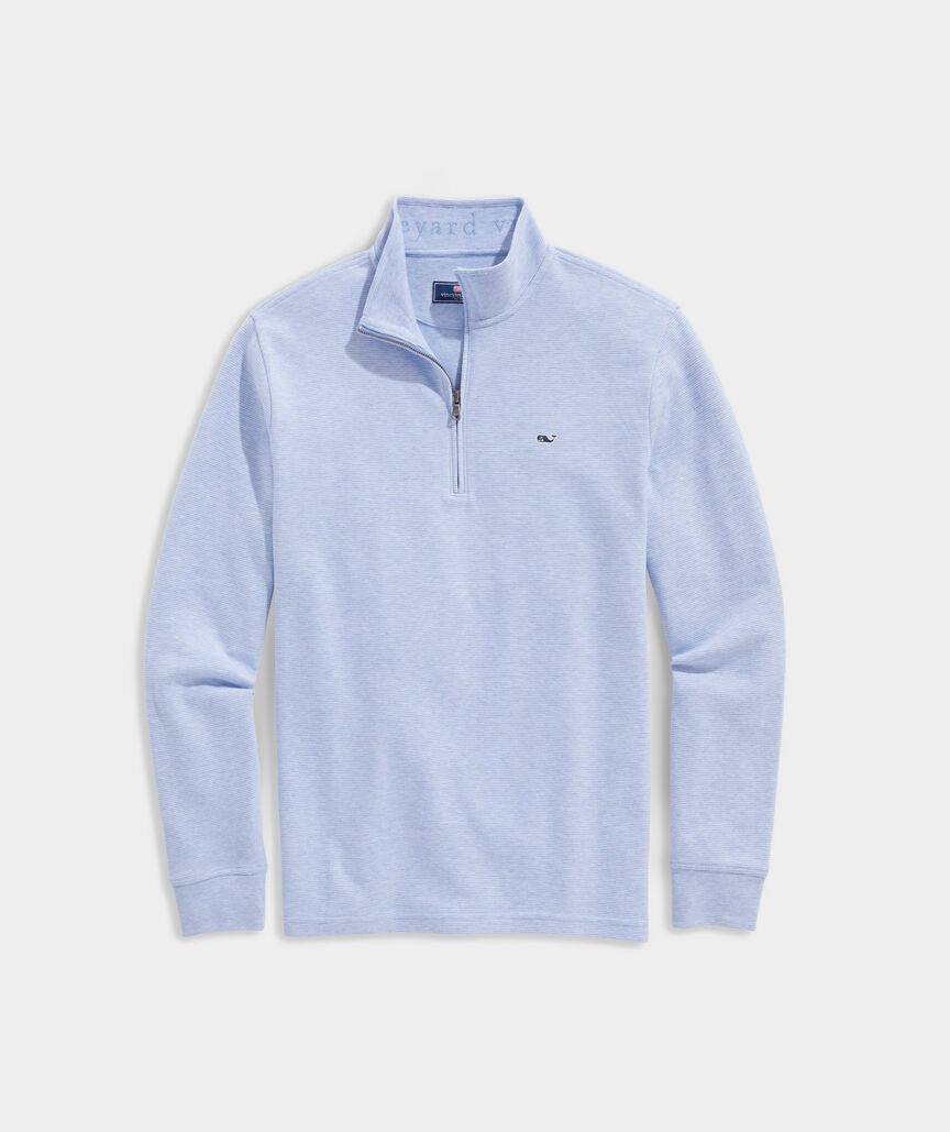 Vineyard Vines Saltwater Quarter Zip Jake Blue