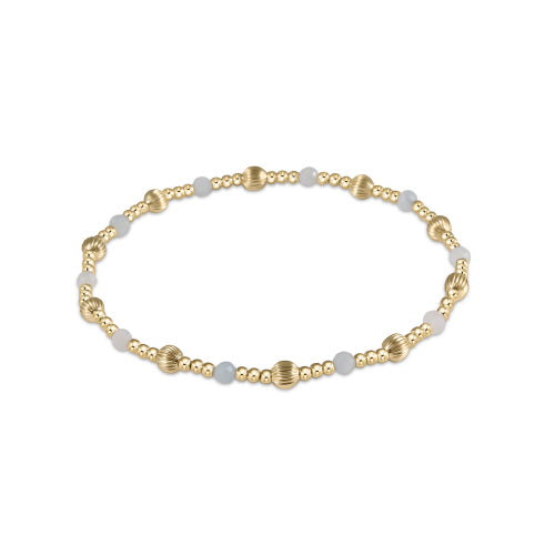 ENewton Dignity Sincerity Pattern 4mm Bead Bracelet