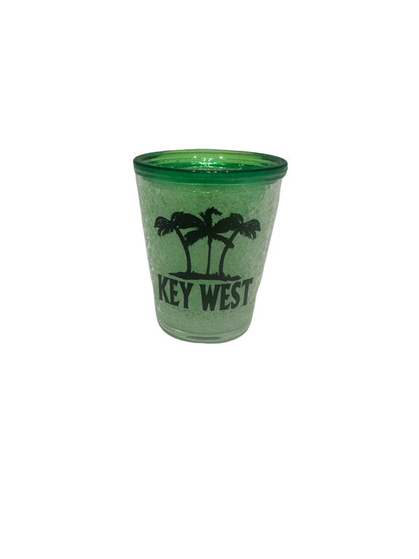 Palm Tree Key West Freezer Gel Shot Glass